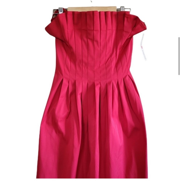 Antonio Melani Red Cocktail Dress size 8 - Picture 6 of 10